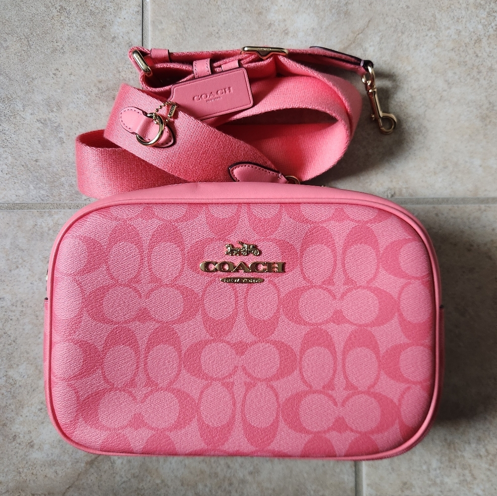 NWOT Coach Jamie Camera Bag Crossbody PINK LEMOMADE